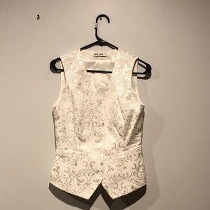 Grace Karin Women’s Jacquard Brocade Button-Up Bridal Vest